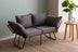 Gri mediu | SKU: 859FTN2862 | Canapea extensibilă 2 locuri Viper, 150x60x78 cm, varianta Gri mediu, produs pentru amenajarea locuinței, disponibil online în România la CasaMob