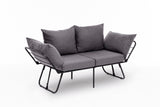 Canapea extensibilă 2 locuri Viper, Diverse culori, 150x60x78 cm - Gri mediu | SKU: 859FTN2862 | Canapea extensibilă 2 locuri Viper, 150x60x78 cm, varianta Gri mediu, produs pentru amenajarea locuinței, disponibil online în România la CasaMob