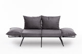 Canapea extensibilă 2 locuri Viper, Diverse culori, 150x60x78 cm - Gri mediu | SKU: 859FTN2862 | Canapea extensibilă 2 locuri Viper, 150x60x78 cm, varianta Gri mediu, produs pentru amenajarea locuinței, disponibil online în România la CasaMob