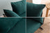 Verde petrol | SKU: 859FTN2863 | Canapea extensibilă 2 locuri Viper, 150x60x78 cm, varianta Verde petrol, produs pentru amenajarea locuinței, disponibil online în România la CasaMob