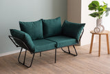 Canapea extensibilă 2 locuri Viper, Diverse culori, 150x60x78 cm - Verde petrol | SKU: 859FTN2863 | Canapea extensibilă 2 locuri Viper, 150x60x78 cm, varianta Verde petrol, produs pentru amenajarea locuinței, disponibil online în România la CasaMob