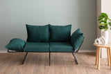 Canapea extensibilă 2 locuri Viper, Diverse culori, 150x60x78 cm - Verde petrol | SKU: 859FTN2863 | Canapea extensibilă 2 locuri Viper, 150x60x78 cm, varianta Verde petrol, produs pentru amenajarea locuinței, disponibil online în România la CasaMob