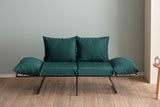 Canapea extensibilă 2 locuri Viper, Diverse culori, 150x60x78 cm - Verde petrol | SKU: 859FTN2863 | Canapea extensibilă 2 locuri Viper, 150x60x78 cm, varianta Verde petrol, produs pentru amenajarea locuinței, disponibil online în România la CasaMob