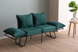 Canapea extensibilă 2 locuri Viper, Diverse culori, 150x60x78 cm - Verde petrol | SKU: 859FTN2863 | Canapea extensibilă 2 locuri Viper, 150x60x78 cm, varianta Verde petrol, produs pentru amenajarea locuinței, disponibil online în România la CasaMob