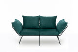 Canapea extensibilă 2 locuri Viper, Diverse culori, 150x60x78 cm - Verde petrol | SKU: 859FTN2863 | Canapea extensibilă 2 locuri Viper, 150x60x78 cm, varianta Verde petrol, produs pentru amenajarea locuinței, disponibil online în România la CasaMob
