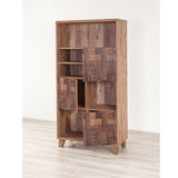 Bibliotecă Marina Flora - 750, Pin atlantic, 80x36x155 cm