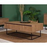 Set mobilă pentru sufragerie Laxus Takım 9, Nuc - Negru, 90x39x40 cm