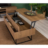 Set mobilă pentru sufragerie Laxus Takım 9, Nuc - Negru, 90x39x40 cm