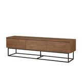Set mobilă pentru sufragerie Laxus Takım 22, Nuc - Negru, 90x39x40 cm