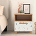 Noptieră Leva Alfa Line, Pin atlantic - Alb, 45x40x52 cm, SKU 863SPH3516, imagine 1