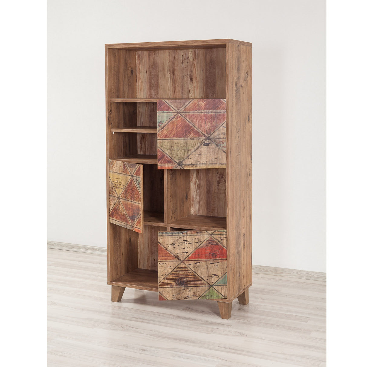 Bibliotecă Marina Flora - 756, Pin atlantic, 80x36x155 cm