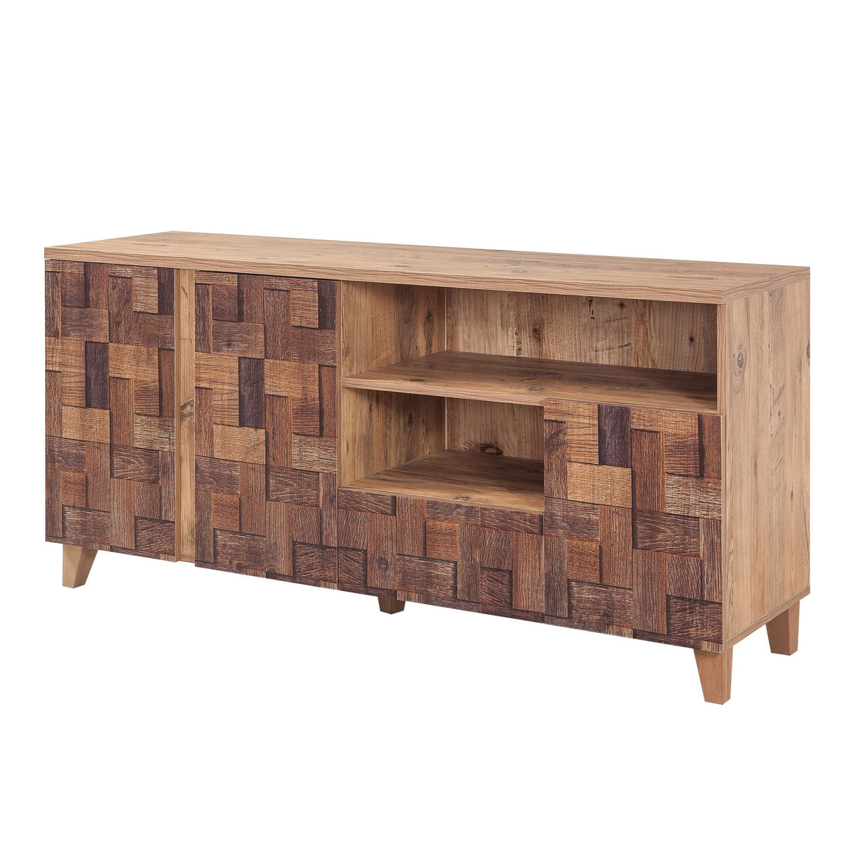 Comodă TV Marina Mila - 750, Pin atlantic, 160x45x65 cm