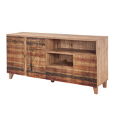 Comodă TV Marina Mila - 755, Pin atlantic, 160x45x65 cm