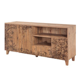 Comodă TV Marina Mila - 757, Pin atlantic, 160x45x65 cm