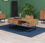 Set mobilă pentru sufragerie Laxus Takım 1, Nuc - Negru, 90x39x40 cm