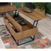 Set mobilă pentru sufragerie Laxus Takım 17, Nuc - Negru, 140x40x50 cm, SKU 863SPH5497, imagine 5