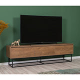 Set mobilă pentru sufragerie Laxus Takım 22, Nuc - Negru, 90x39x40 cm