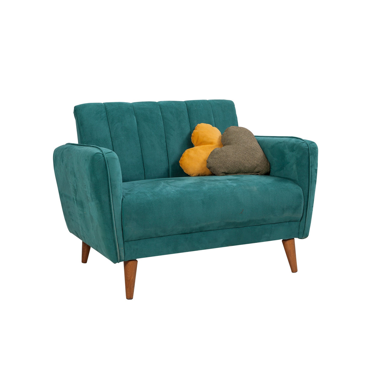 Canapea extensibilă Aqua, 2 locuri, Verde, 110x80x85 cm