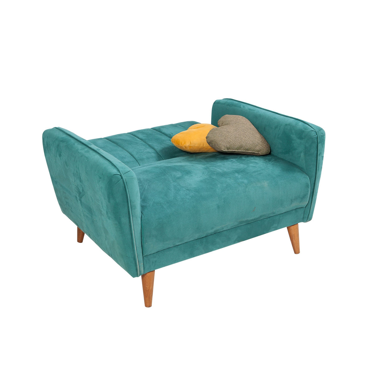 Canapea extensibilă Aqua, 2 locuri, Verde, 110x80x85 cm