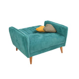 Canapea extensibilă Aqua, 2 locuri, Verde, 110x80x85 cm