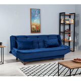 Canapea extensibilă 3 locuri Kelebek, Diverse culori, 190x85x90 cm - Albastru | SKU: 867UNQ1304 | Canapea extensibilă 3 locuri Kelebek, 190x85x90 cm, varianta Albastru, produs pentru amenajarea locuinței, disponibil online în România la CasaMob