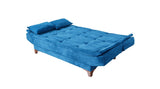 Canapea extensibilă 3 locuri Kelebek, Diverse culori, 190x85x90 cm - Albastru | SKU: 867UNQ1304 | Canapea extensibilă 3 locuri Kelebek, 190x85x90 cm, varianta Albastru, produs pentru amenajarea locuinței, disponibil online în România la CasaMob
