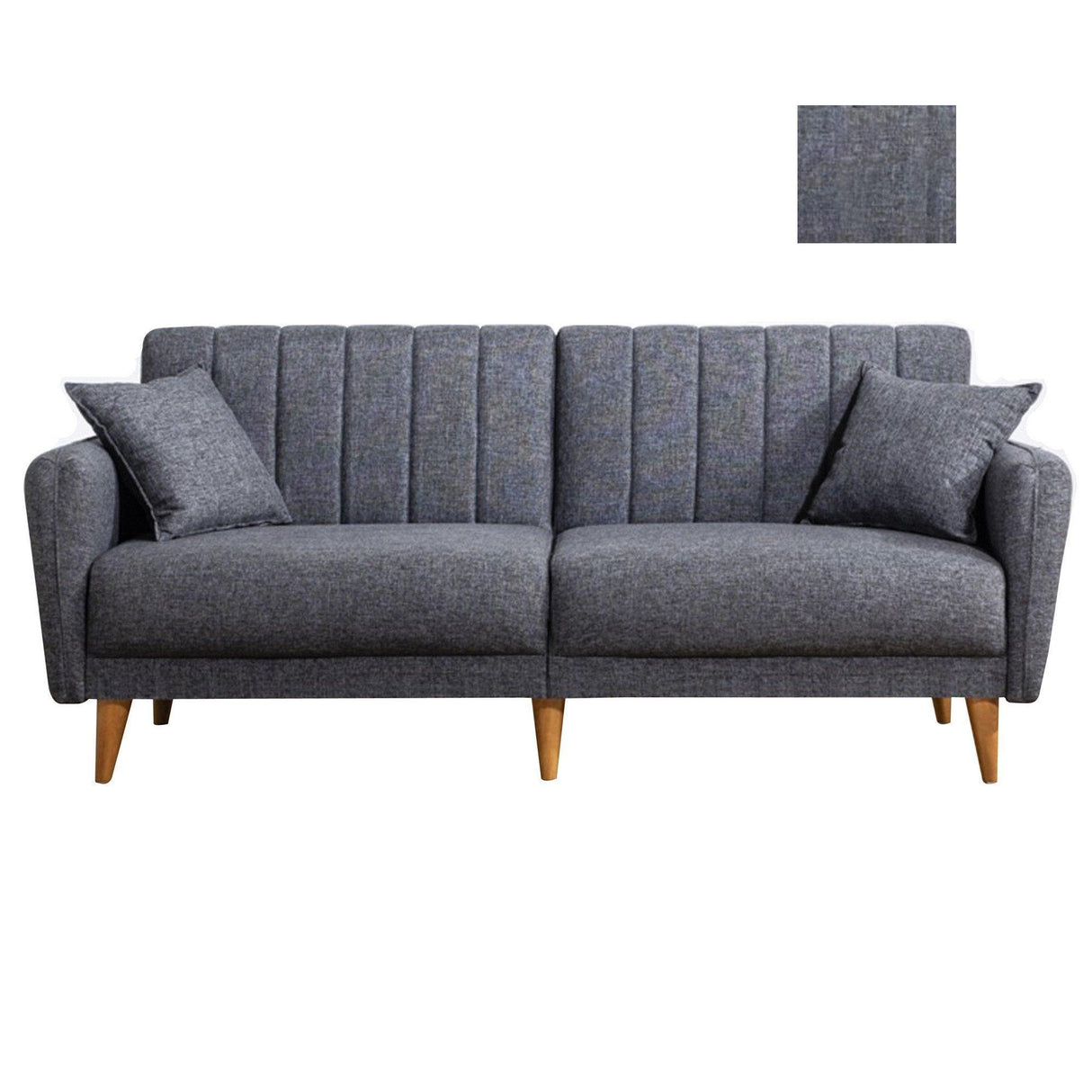 Canapea extensibilă Tetra, 3 locuri, Diverse culori - Albastru | SKU: 867UNQ1314 | Canapea extensibilă Tetra, 3 locuri, varianta Albastru, produs pentru amenajarea locuinței, disponibil online în România la CasaMob