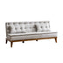 Crem | SKU: 867UNQ1320 | Canapea extensibilă 3 locuri Fuoco, 180x80x78 cm, varianta Crem, produs pentru amenajarea locuinței, disponibil online în România la CasaMob