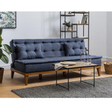 Canapea extensibilă 3 locuri Fuoco, Diverse culori, 180x80x78 cm - Albastru închis | SKU: 867UNQ1322 | Canapea extensibilă 3 locuri Fuoco, 180x80x78 cm, varianta Albastru închis, produs pentru amenajarea locuinței, disponibil online în România la CasaMob