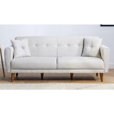Canapea extensibilă Aria, 3 locuri, Diverse culori, 205x80x85 cm - Bej | SKU: 867UNQ1323 | Canapea extensibilă Aria, 3 locuri, 205x80x85 cm, varianta Bej, produs pentru amenajarea locuinței, disponibil online în România la CasaMob