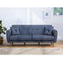Albastru | SKU: 867UNQ1325 | Canapea extensibilă Aria, 3 locuri, 205x80x85 cm, varianta Albastru, produs pentru amenajarea locuinței, disponibil online în România la CasaMob