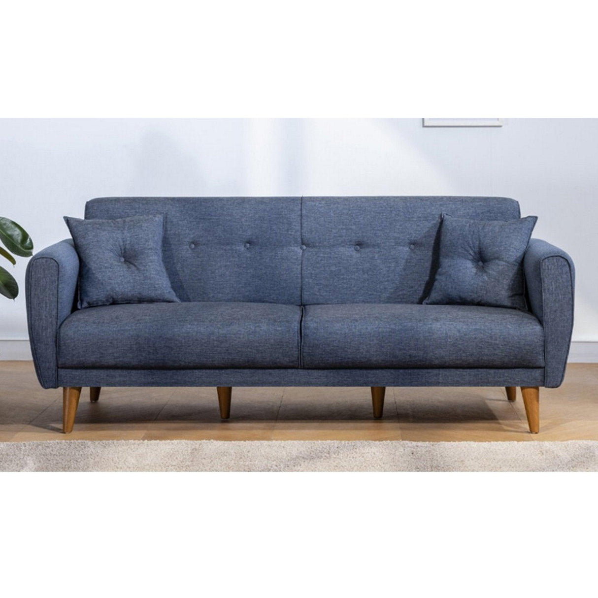 Canapea extensibilă Aria, 3 locuri, Diverse culori, 205x80x85 cm - Albastru | SKU: 867UNQ1325 | Canapea extensibilă Aria, 3 locuri, 205x80x85 cm, varianta Albastru, produs pentru amenajarea locuinței, disponibil online în România la CasaMob