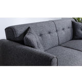 Canapea extensibilă Aria, 3 locuri, Diverse culori, 205x80x85 cm - Antracit | SKU: 867UNQ1326 | Canapea extensibilă Aria, 3 locuri, 205x80x85 cm, varianta Antracit, produs pentru amenajarea locuinței, disponibil online în România la CasaMob