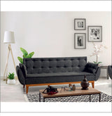 Canapea extensibilă 3 locuri Fiona, Diverse culori, 217x82x80 cm - Antracit | SKU: 867UNQ1327 | Canapea extensibilă 3 locuri Fiona, 217x82x80 cm, varianta Antracit, produs pentru amenajarea locuinței, disponibil online în România la CasaMob