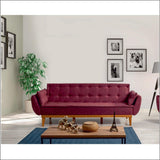 Canapea extensibilă 3 locuri Fiona, Diverse culori, 217x82x80 cm - Bordo | SKU: 867UNQ1328 | Canapea extensibilă 3 locuri Fiona, 217x82x80 cm, varianta Bordo, produs pentru amenajarea locuinței, disponibil online în România la CasaMob