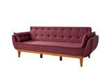 Canapea extensibilă 3 locuri Fiona, Diverse culori, 217x82x80 cm - Bordo | SKU: 867UNQ1328 | Canapea extensibilă 3 locuri Fiona, 217x82x80 cm, varianta Bordo, produs pentru amenajarea locuinței, disponibil online în România la CasaMob