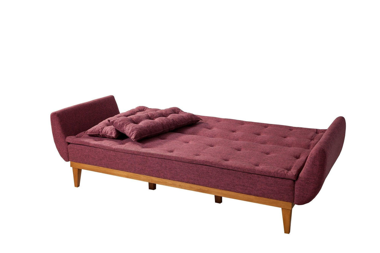 Canapea extensibilă 3 locuri Fiona, Diverse culori, 217x82x80 cm - Bordo | SKU: 867UNQ1328 | Canapea extensibilă 3 locuri Fiona, 217x82x80 cm, varianta Bordo, produs pentru amenajarea locuinței, disponibil online în România la CasaMob