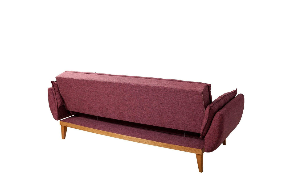 Canapea extensibilă 3 locuri Fiona, Diverse culori, 217x82x80 cm - Bordo | SKU: 867UNQ1328 | Canapea extensibilă 3 locuri Fiona, 217x82x80 cm, varianta Bordo, produs pentru amenajarea locuinței, disponibil online în România la CasaMob