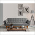 Gri deschis | SKU: 867UNQ1329 | Canapea extensibilă 3 locuri Fiona, 217x82x80 cm, varianta Gri deschis, produs pentru amenajarea locuinței, disponibil online în România la CasaMob