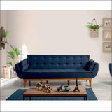Canapea extensibilă 3 locuri Fiona, Diverse culori, 217x82x80 cm - Albastru închis | SKU: 867UNQ1331 | Canapea extensibilă 3 locuri Fiona, 217x82x80 cm, varianta Albastru închis, produs pentru amenajarea locuinței, disponibil online în România la CasaMob