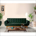 Verde | SKU: 867UNQ1332 | Canapea extensibilă 3 locuri Fiona, 217x82x80 cm, varianta Verde, produs pentru amenajarea locuinței, disponibil online în România la CasaMob