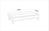Canapea extensibilă 3 locuri Fuoco, Diverse culori, 184x80x80 cm - Verde | SKU: 867UNQ1338 | Canapea extensibilă 3 locuri Fuoco, 184x80x80 cm, varianta Verde, produs pentru amenajarea locuinței, disponibil online în România la CasaMob