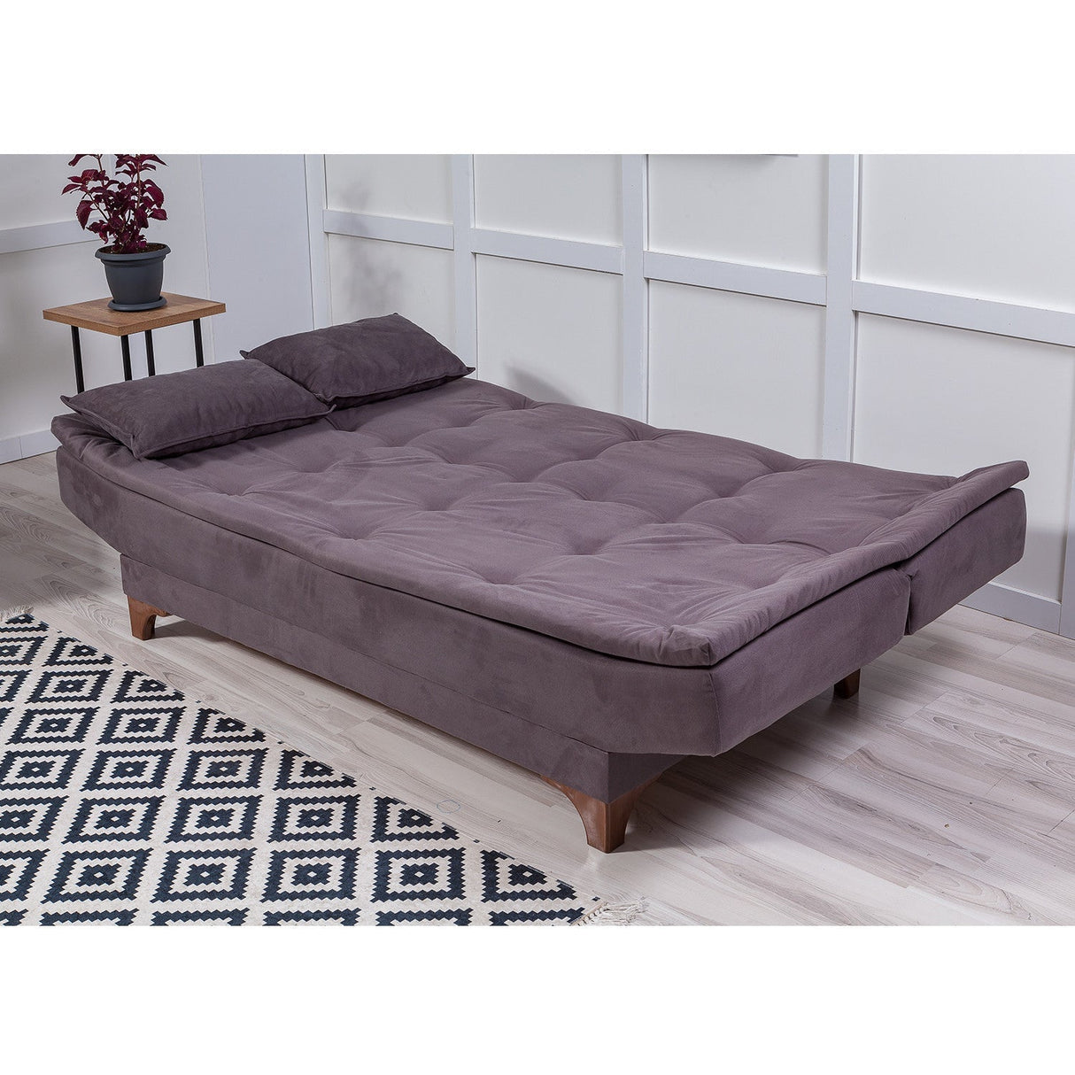 Canapea extensibilă 3 locuri Kelebek, Diverse culori, 190x85x90 cm - Antracit | SKU: 867UNQ1339 | Canapea extensibilă 3 locuri Kelebek, 190x85x90 cm, varianta Antracit, produs pentru amenajarea locuinței, disponibil online în România la CasaMob
