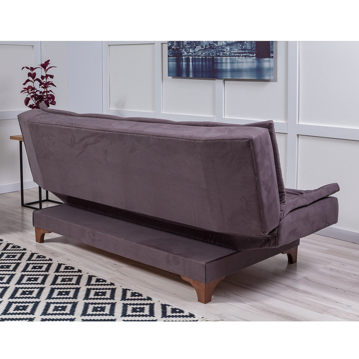 Canapea extensibilă 3 locuri Kelebek, Diverse culori, 190x85x90 cm - Antracit | SKU: 867UNQ1339 | Canapea extensibilă 3 locuri Kelebek, 190x85x90 cm, varianta Antracit, produs pentru amenajarea locuinței, disponibil online în România la CasaMob