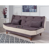Canapea extensibilă 3 locuri Kelebek, Diverse culori, 190x85x90 cm - Antracit - Crem | SKU: 867UNQ1340 | Canapea extensibilă 3 locuri Kelebek, 190x85x90 cm, varianta Antracit - Crem, produs pentru amenajarea locuinței, disponibil online în România la CasaMob