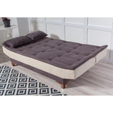 Canapea extensibilă 3 locuri Kelebek, Diverse culori, 190x85x90 cm - Antracit - Crem | SKU: 867UNQ1340 | Canapea extensibilă 3 locuri Kelebek, 190x85x90 cm, varianta Antracit - Crem, produs pentru amenajarea locuinței, disponibil online în România la CasaMob