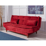 Canapea extensibilă 3 locuri Kelebek, Diverse culori, 190x85x90 cm - Bordo | SKU: 867UNQ1341 | Canapea extensibilă 3 locuri Kelebek, 190x85x90 cm, varianta Bordo, produs pentru amenajarea locuinței, disponibil online în România la CasaMob