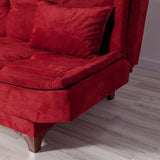 Canapea extensibilă 3 locuri Kelebek, Diverse culori, 190x85x90 cm - Bordo | SKU: 867UNQ1341 | Canapea extensibilă 3 locuri Kelebek, 190x85x90 cm, varianta Bordo, produs pentru amenajarea locuinței, disponibil online în România la CasaMob