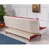 Bordo - Crem | SKU: 867UNQ1342 | Canapea extensibilă 3 locuri Kelebek, 190x85x90 cm, varianta Bordo - Crem, produs pentru amenajarea locuinței, disponibil online în România la CasaMob