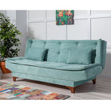 Canapea extensibilă 3 locuri Kelebek, Diverse culori, 190x85x90 cm - Verde marin | SKU: 867UNQ1343 | Canapea extensibilă 3 locuri Kelebek, 190x85x90 cm, varianta Verde marin, produs pentru amenajarea locuinței, disponibil online în România la CasaMob
